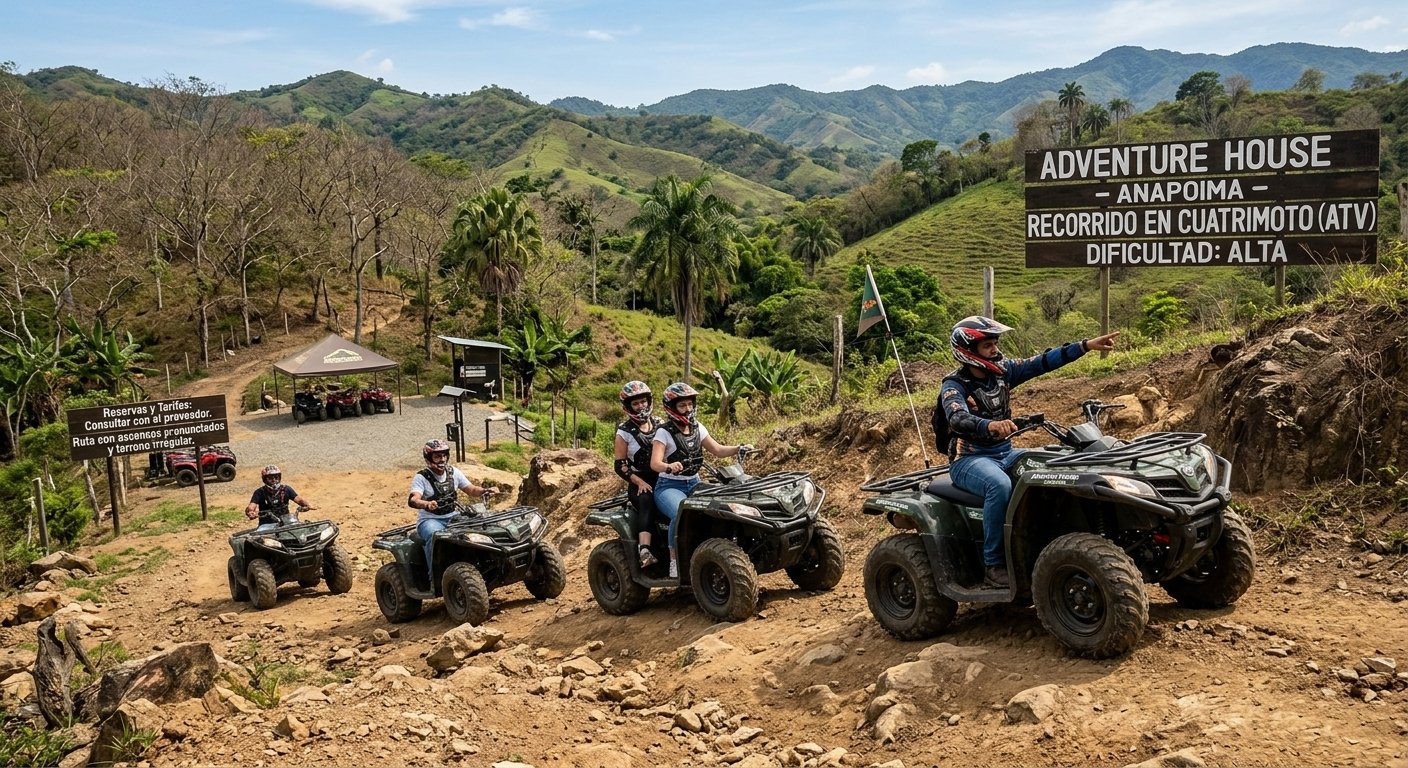 Recorrido en cuatrimoto en Anapoima