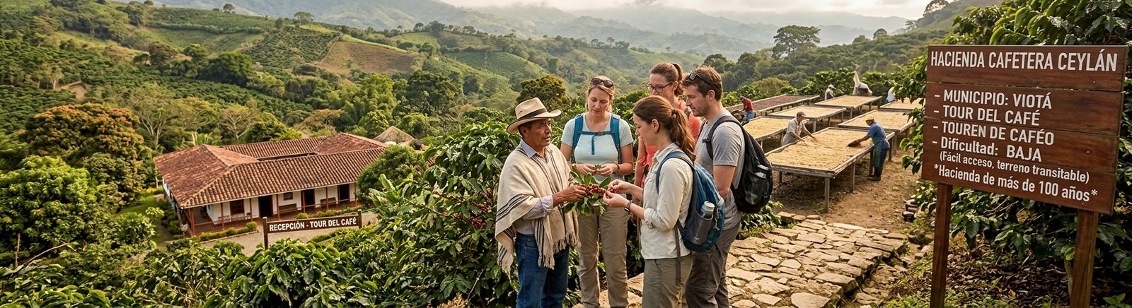 Tour de café en la Hacienda Ceylán